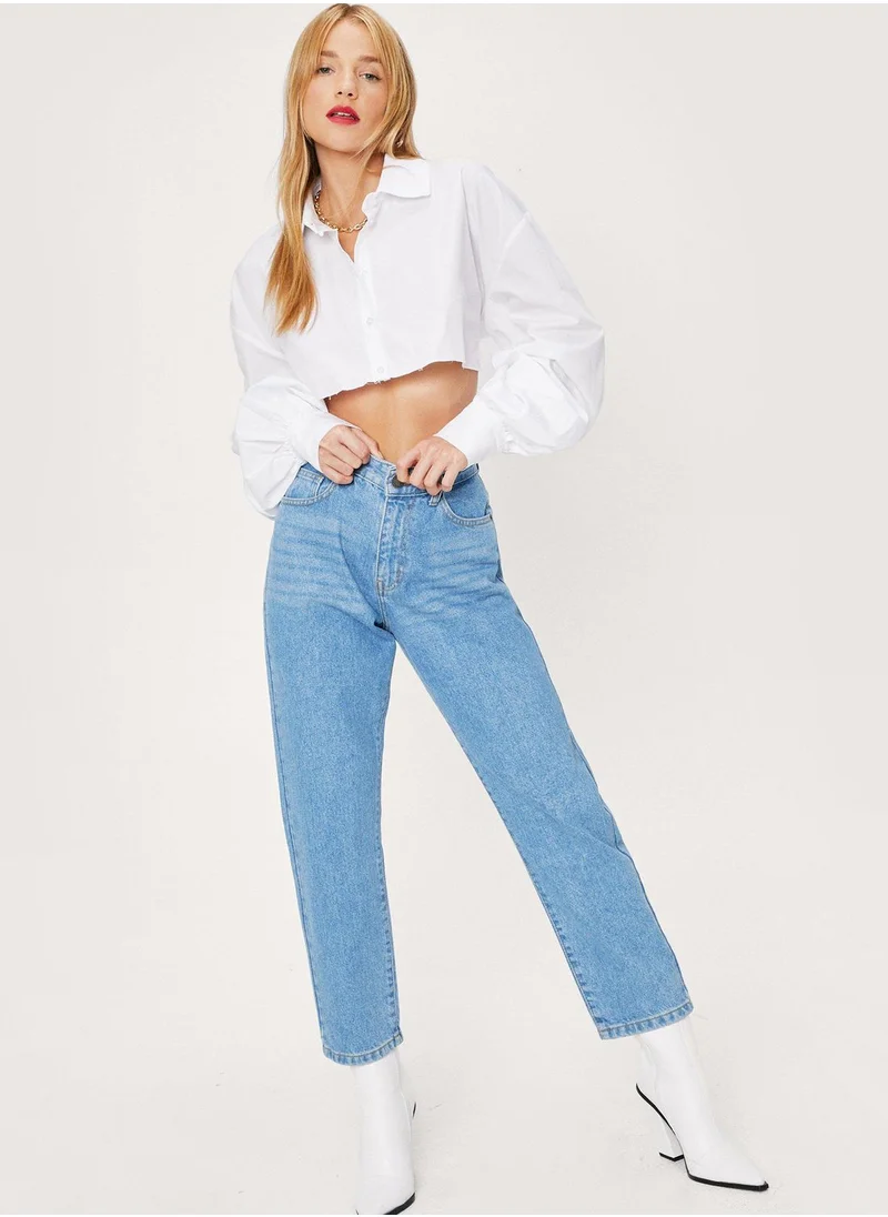 NASTY GAL High Waist Mom Jeans