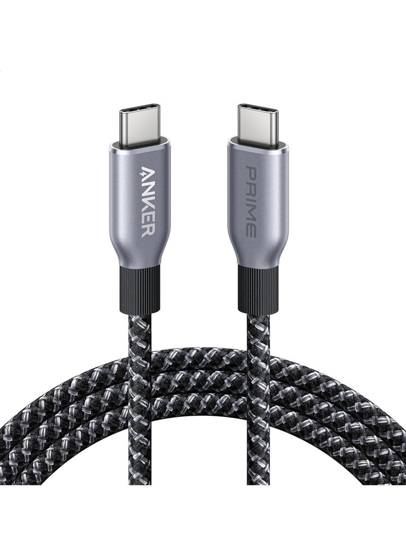 Ankey Anker Prime Usb-C to Usb-C Nylon 6ft 240W Black - Image 1