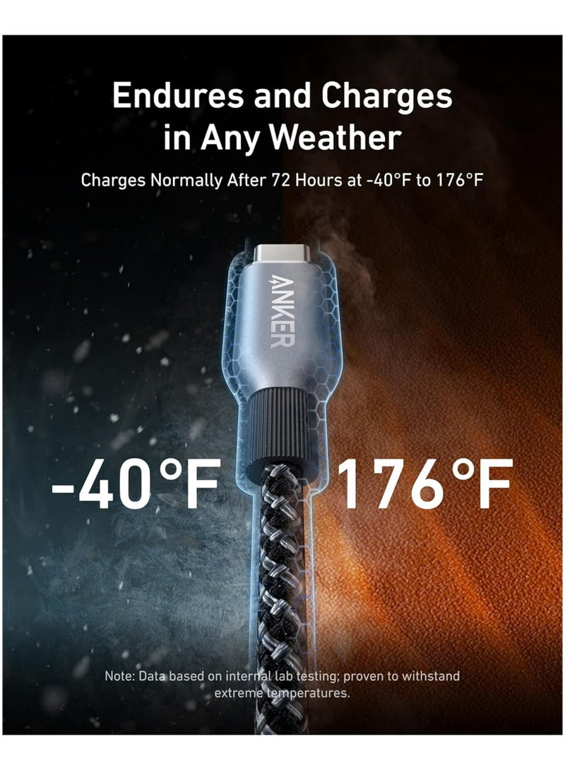 Ankey Anker Prime Usb-C to Usb-C Nylon 6ft 240W Black - Image 3