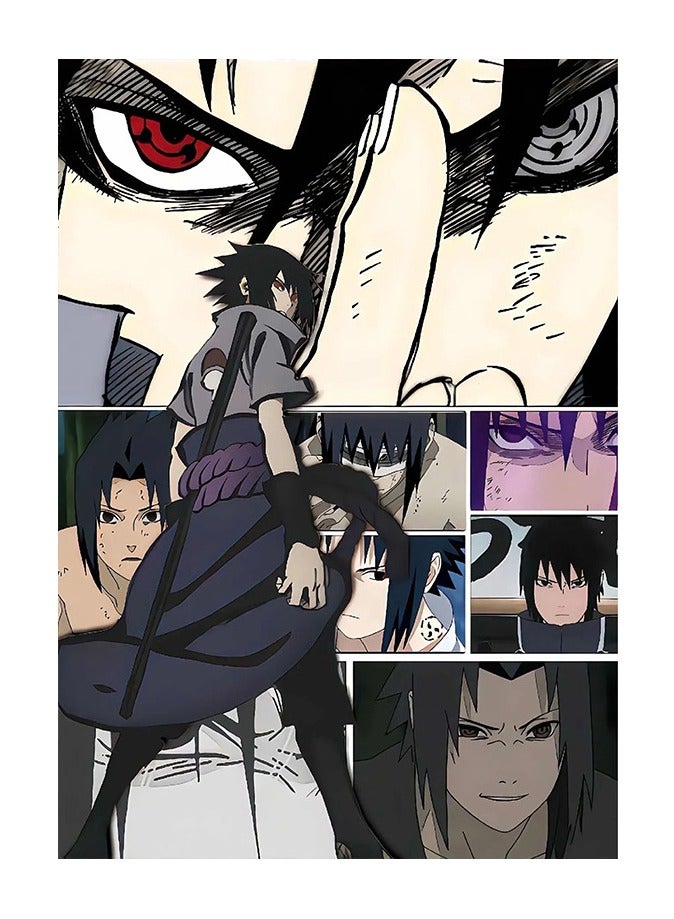 مجموعة ملصقات أنمي مكونة من 5 قطع، طباعة فن الجدار بحجم 21x30 سم، ملصق أنمي لطيف لزينة غرفة النوم والسكن الجامعي. - Image 2