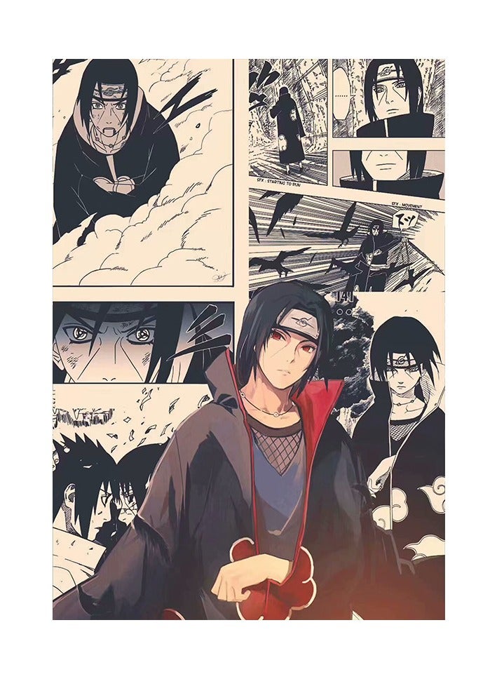 مجموعة ملصقات أنمي مكونة من 5 قطع، طباعة فن الجدار بحجم 21x30 سم، ملصق أنمي لطيف لزينة غرفة النوم والسكن الجامعي. - Image 3