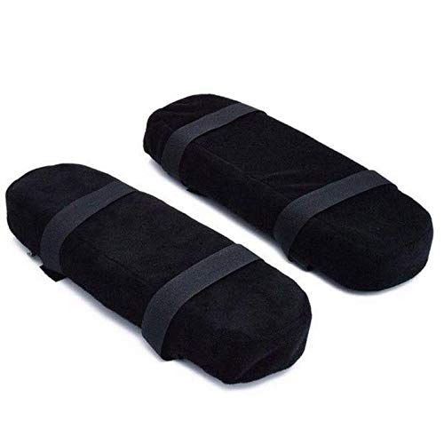 traderplus 2 Pcs Memory Foam Chair Armrest Pads Cushion Cover Elbow Pillow for Forearm Pressure Relief - Image 1