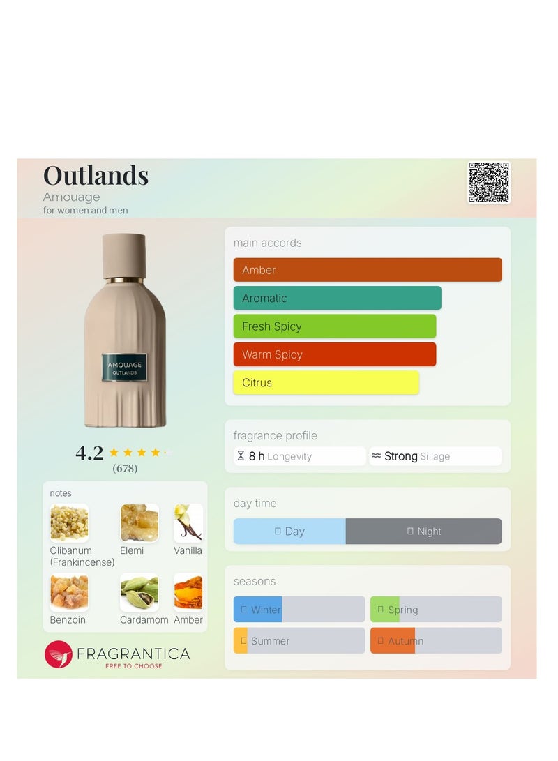 Amouage Perfumes AMOUAGE Outlands Intense EDP 100 ml - Image 2