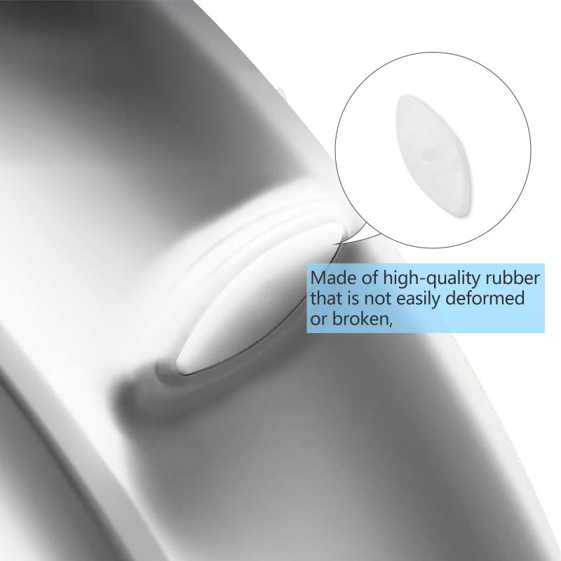 NUTLET 4Pcs Toilet Seat Bumpers, Rubber Toilet Seat Bumper for Kohler 1133070 1236365 Toilet Replacement Parts, Suitable for Families, Hotels, Hospitals, School Toilet Seats - Image 4