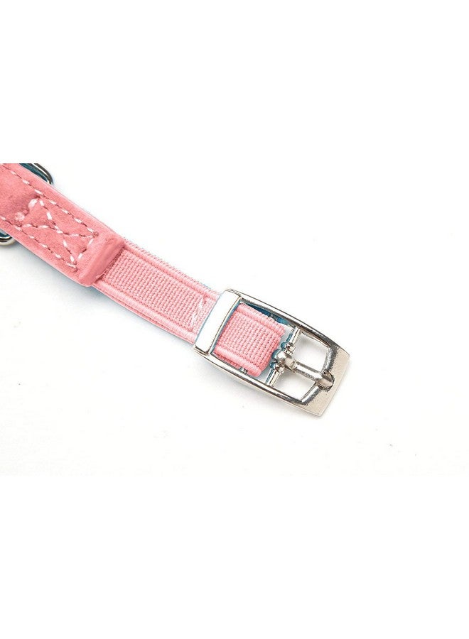 Chukchi Heart Bling Cat Collar With Safety Belt And Bell 811 Inches(Pink) - Image 4
