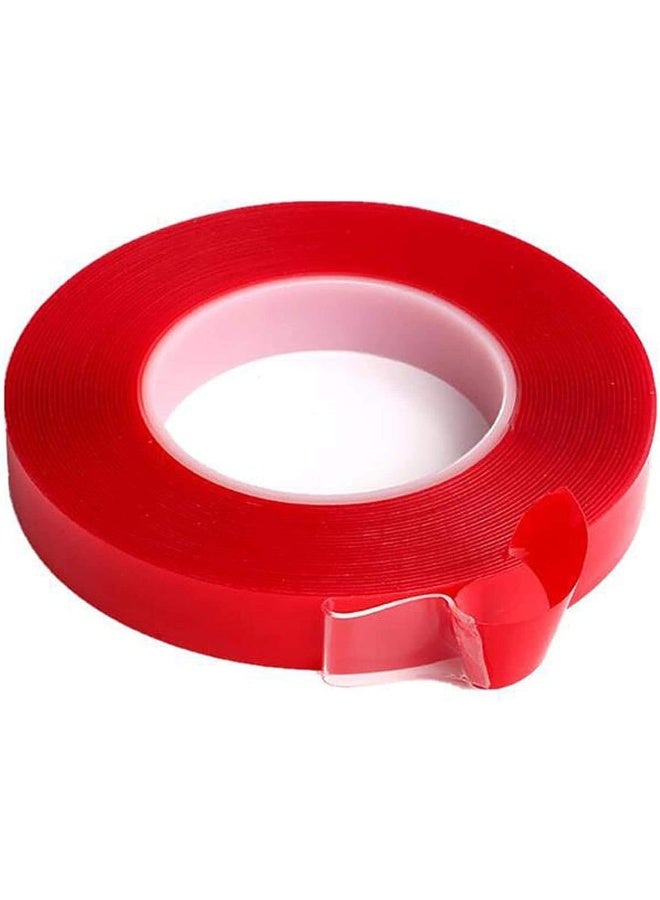 Royal Apex Strong Double-Sided Sticky Clear Traceless Acrylic Transparent Adhesive Tape For Home Wall Room Office Decor Phones Pictures Household And Outdoor Mounting 18Mm X 50 M - Image 1