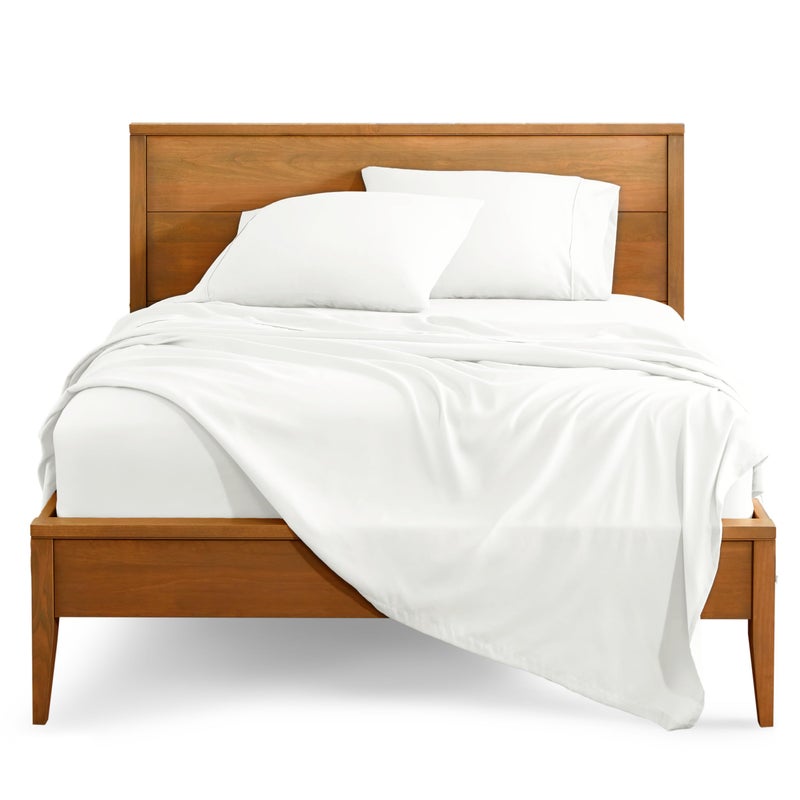 Bare Home King Sheet Set - Luxury 1800 Ultra-Soft Microfiber King Bed Sheets - Double Brushed - Deep Pockets - Easy Fit - 4 Piece Set - Bedding Sheets & Pillowcases (King, Cream) - Image 1