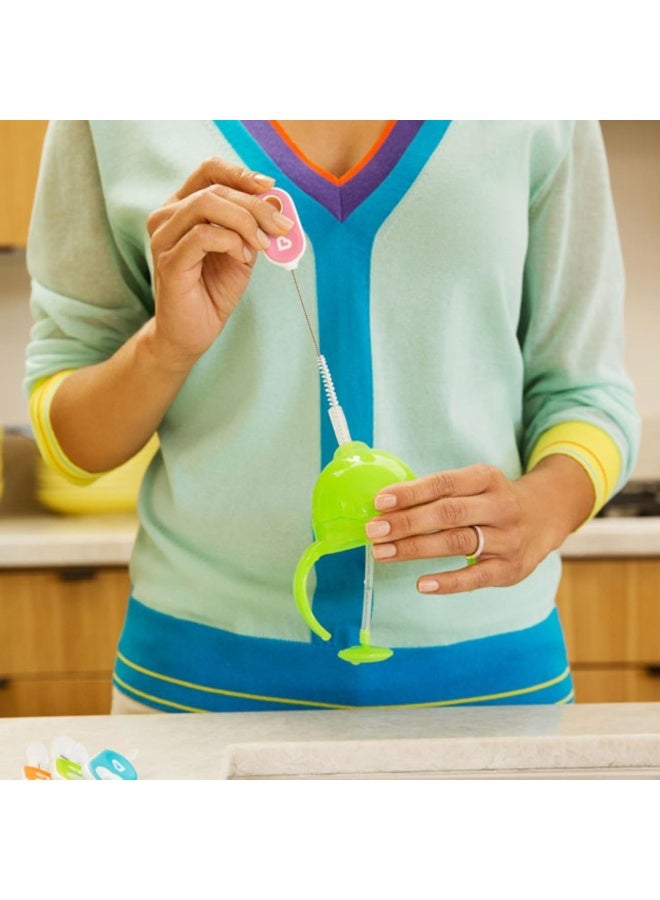 MunchkinÂ® Detailsâ„¢ Bottle and Cup Cleaning Brush 4 Piece Set with Key Ring