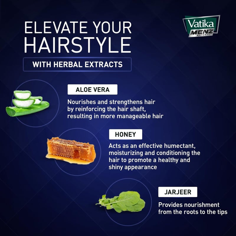 Transparent body Menz Wet Look Hair Gel - 500 ml | With Aloe Vera, Honey & Jarjeer Extracts | Splash Effect with 24 Hr Hold Quick use-switch compatible build - Image 2