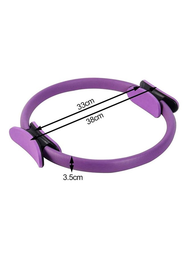 Beauenty Sports Fitness Pilates Circle Yoga Ring For Women 38X38cm Purple  - Image 3