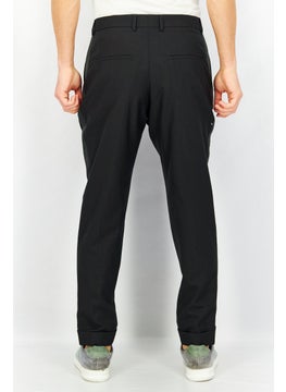 THE KOOPLES Men Regular Fit Solid Suit Pants, Black  - Image 3