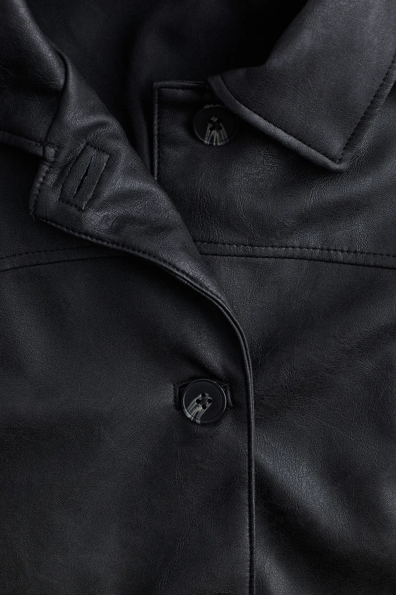 اتش اند ام جاكيت بياقة