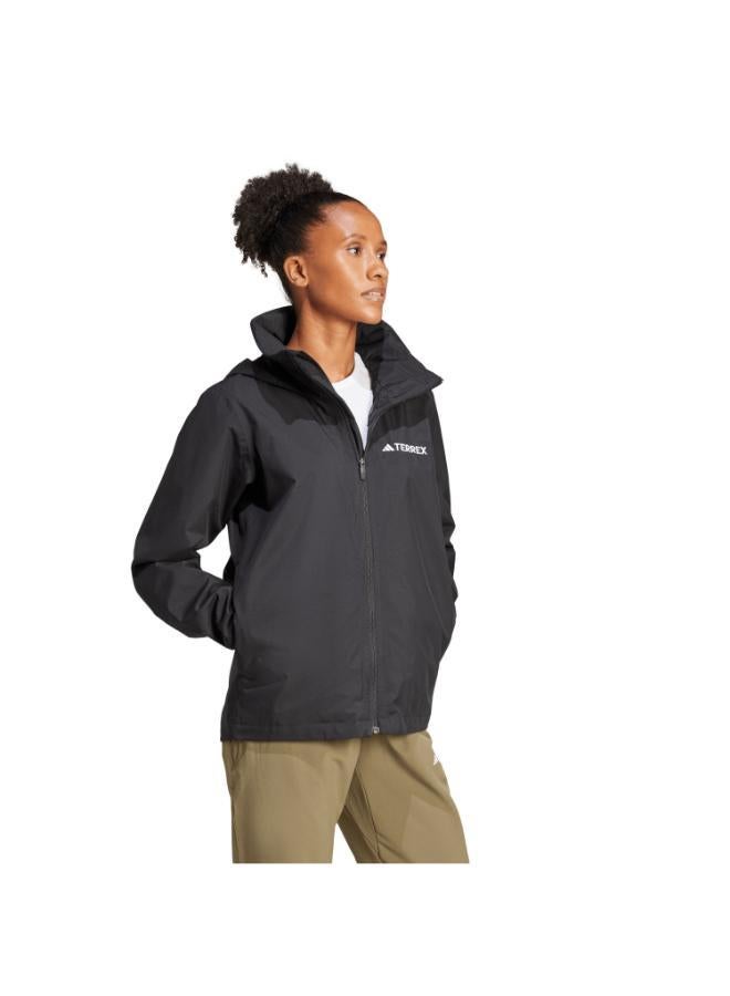 Adidas Terrex Multi Essentials 2 Layer CLIMAPROOF Rain Jacket - Image 5