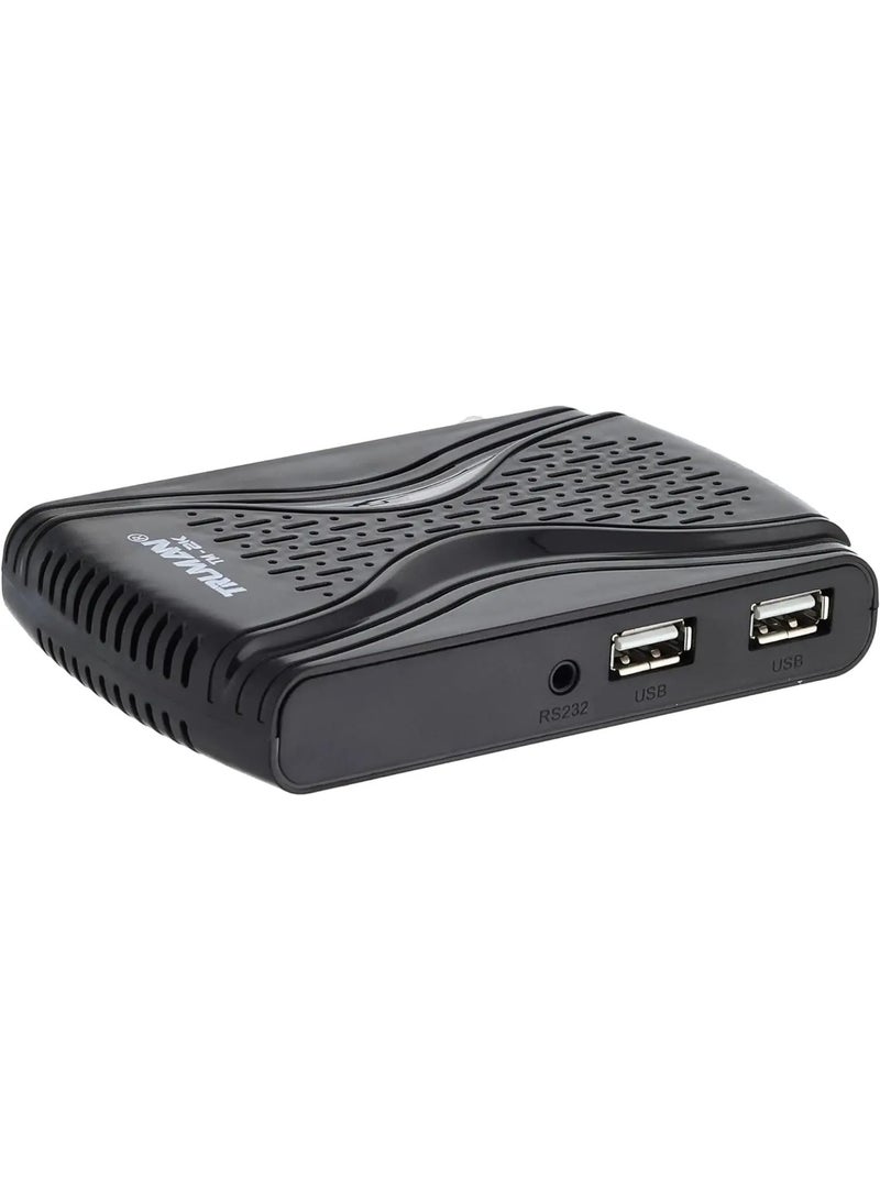 ترومان ريسيفر تلفزيون رقمي صغير HD مع جهاز تحكم عن بعد، موديل (TM-2K) - Image 1