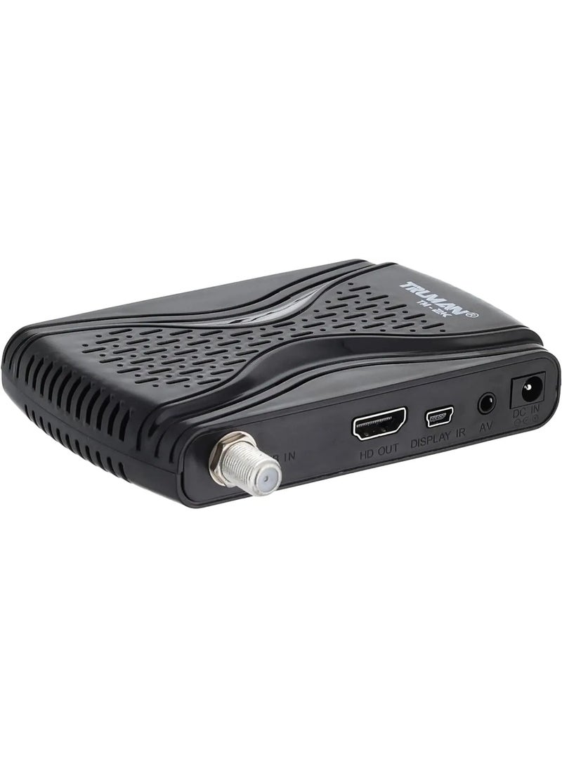 ترومان ريسيفر تلفزيون رقمي صغير HD مع جهاز تحكم عن بعد، موديل (TM-2K) - Image 2