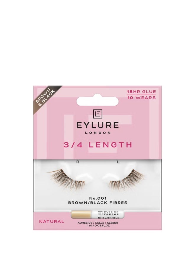 Eylure 3/4 Length No.001 - Image 1