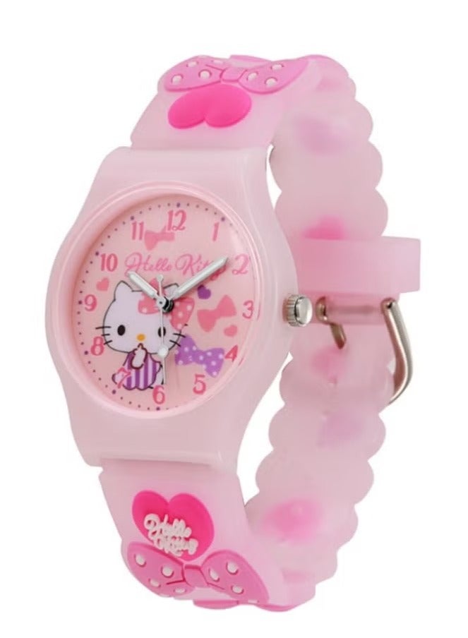 Geustos Kids Smartwatches Watch Bracelet with 3D Cartoon Silicone Children Toddler Wrist Watch Bangle Little Child Toys for Girls Kids 4pcs  - Image 2