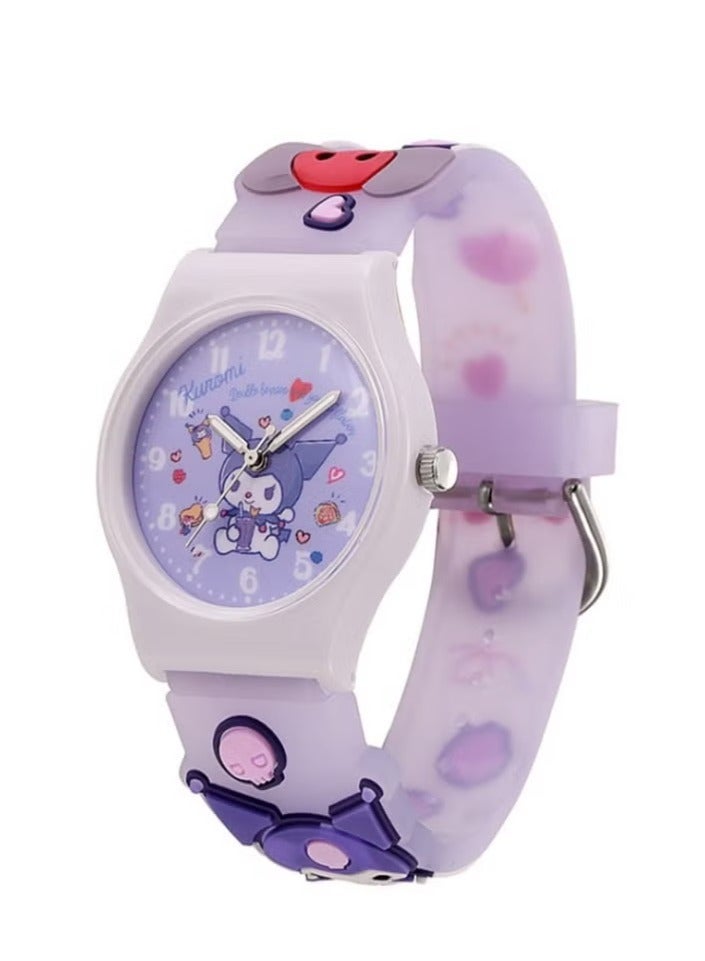 Geustos Kids Smartwatches Watch Bracelet with 3D Cartoon Silicone Children Toddler Wrist Watch Bangle Little Child Toys for Girls Kids 4pcs  - Image 3
