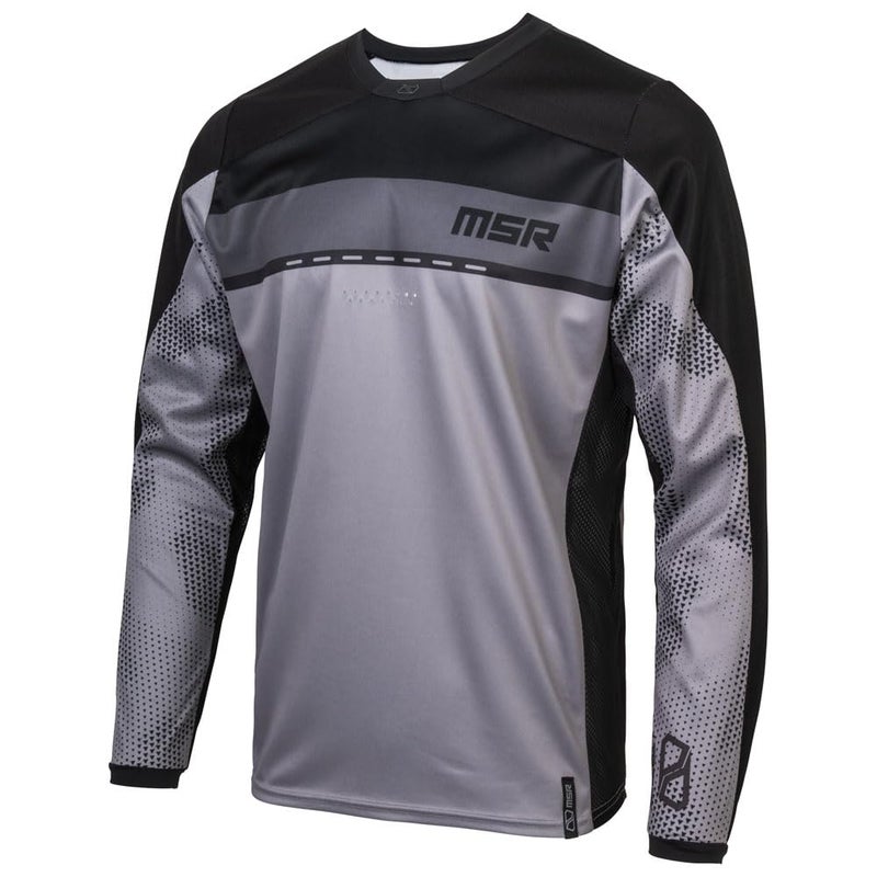MSR Legend Dirt Bike Motocross MTB Offroad Jersey Large Grey - Image 1