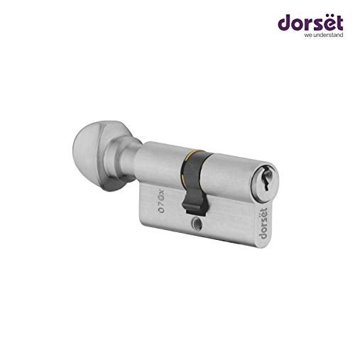 Dorset Kaira Mortise Door Lock for Main Doors | 60 mm Key & Knob Cylinder Lock| Door Lock Handle Set for Home, 5 Year Warranty, Silver | HLKAIASC - Image 4
