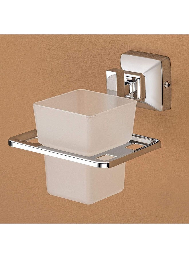 Plantex 304 Grade Stainless Steel Bathroom Accessories Set of 5 - Towel Rod/Hand Napkin Hanger for Wash Basin/Soap Case/Toothbrush Holder/Robe Hook - Squaro (Chrome) - Image 4