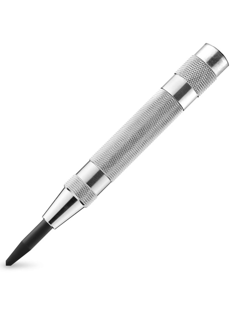 Neiko NEIKO 02639A 6-Inch Automatic Center Hole Punch with Adjustable One-Handed Spring Impact, Chrome-Plated Shank, and Premium S2 Steel Tip  - Image 1