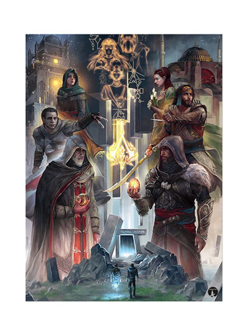 RKN Video Game Assassin's Creed Metal Plate Poster Multicolour 15x20centimeter