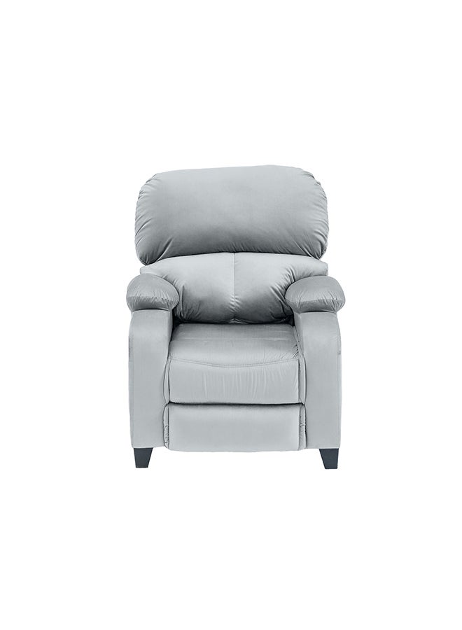 In-House NZ71 | Velvet Classic Recliner Chair - 90×85×95 cm - Grey  - Image 3