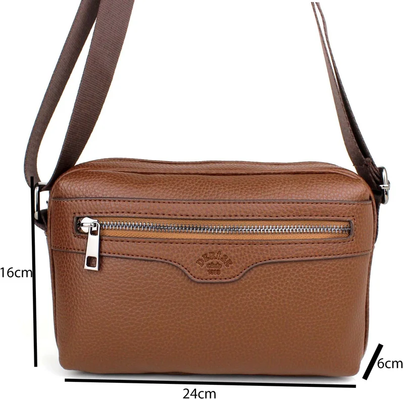 ديرسي كلوب Men's Adjustable Shoulder Strap Crossbody Shoulder Bag