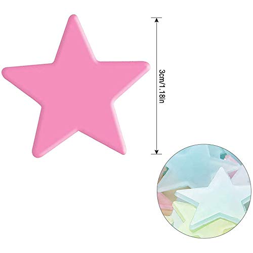 KTKA Glow in The Dark Stars Stickers, 200 Pieces Glowing Stars for Ceiling Luminous Wall Sticker, Glowing for Kids Rooms (200) - Image 2