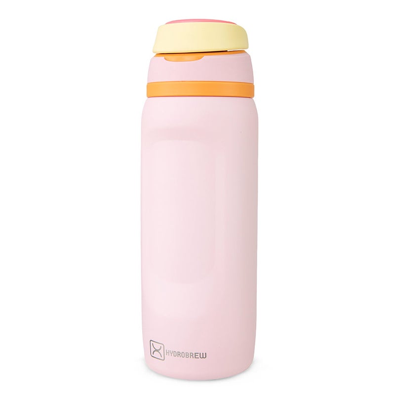 Hydrobrew Sip Switch Stainless Steel Water Bottle - Pink Sorbet - Image 1