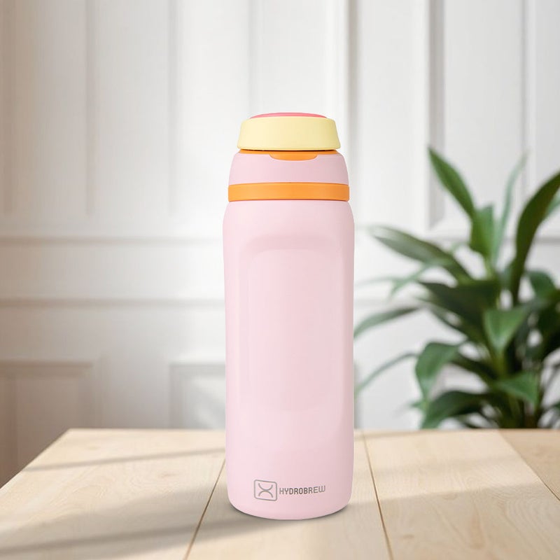 Hydrobrew Sip Switch Stainless Steel Water Bottle - Pink Sorbet - Image 2