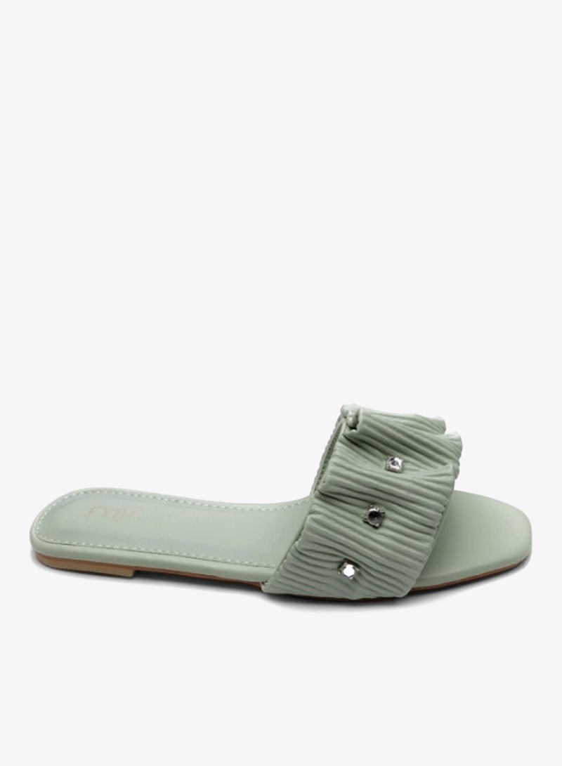 FYOR Ruched Slide Sandal MY 220 - Image 1