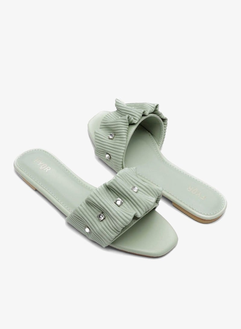 FYOR Ruched Slide Sandal MY 220 - Image 3