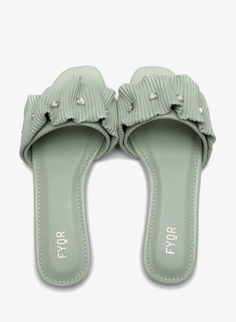 FYOR Ruched Slide Sandal MY 220 - Image 4