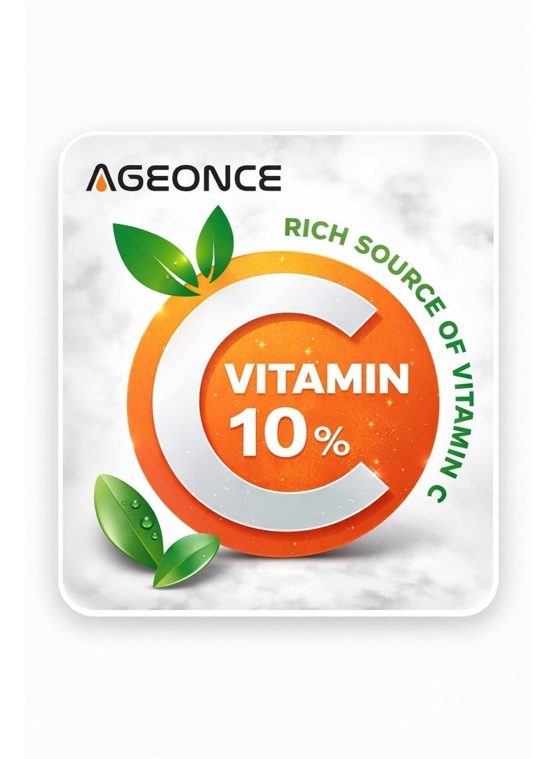 إيجونس سيروم فيتامين سي 10% لتنعيم وإشراق الوجه من AGEONCE - سعة 50 مل | حل متطور للعناية بالبشرة ومكافحة التصبغات. - Image 5
