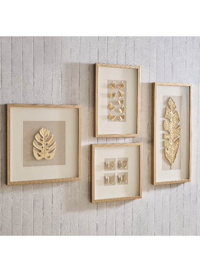 Home Box فن الجدار بظل ورقة أوليفيا - لون طبيعي - Image 4