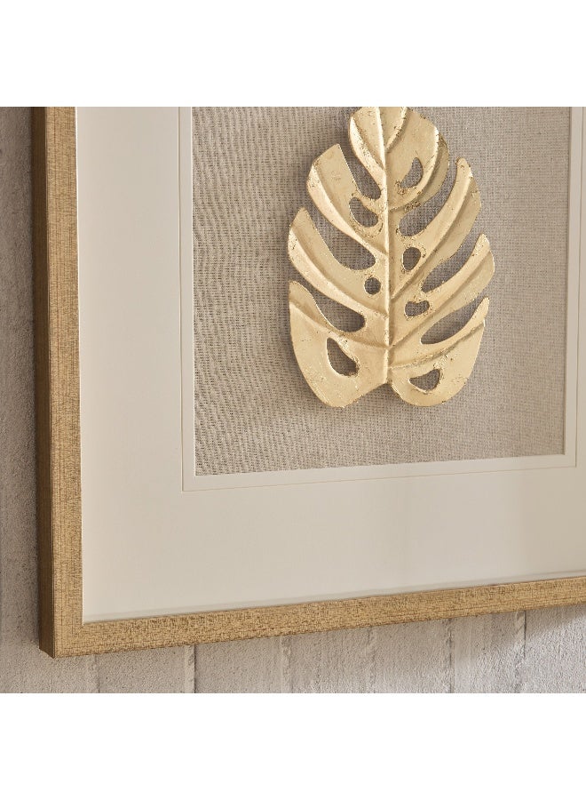 Home Box فن الجدار بظل ورقة أوليفيا - لون طبيعي - Image 3