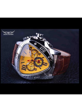 JARAGAR Triangle Dial Automatic Mens Watch Triangular mechanical yellow surface - pzsku/Z6188C79173B8D942A15EZ/45/1746228318/874aa912-ec0b-40a3-b1bf-da8ca833e007