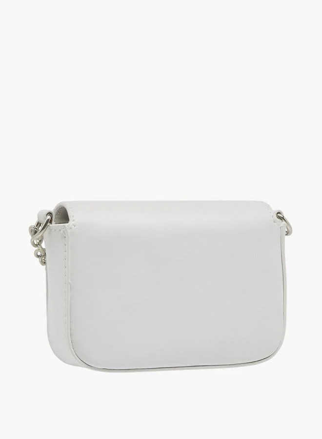 Flora Bella By Shoexpress Flora Bella Floral Accent Crossbody Bag with Chain Strap Ramadan Collection