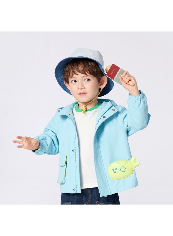 Balabala Foldable Design Kids Hooded Jacket Boys Girls Spring Autumn Cardigan Stylish Baby Outerwear Trendy Children's Clothing - Image 2
