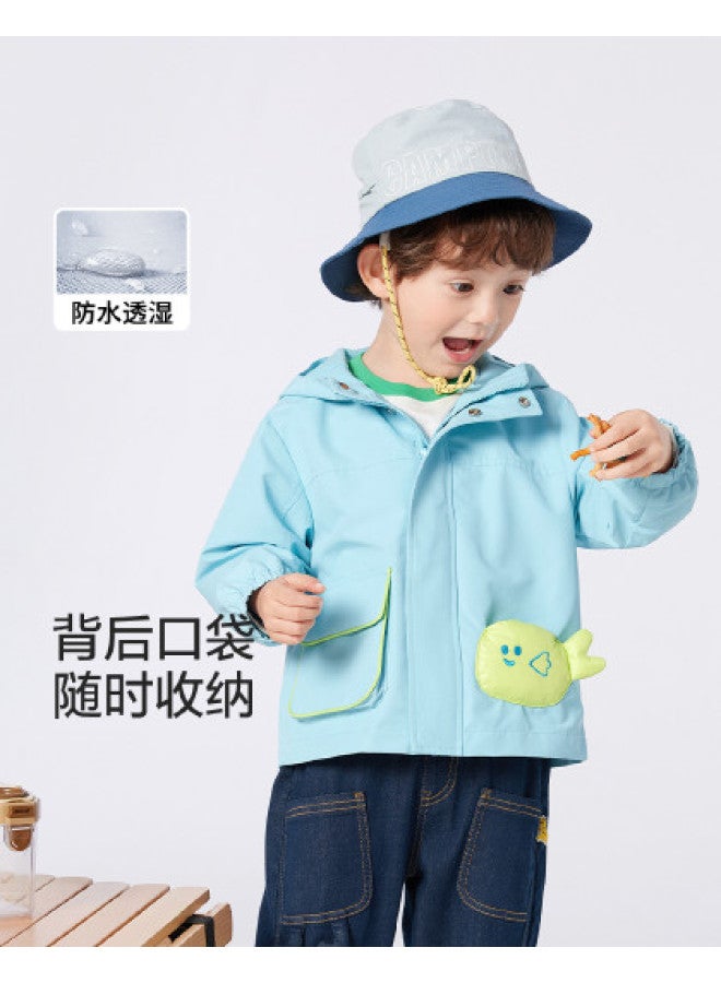 Balabala Foldable Design Kids Hooded Jacket Boys Girls Spring Autumn Cardigan Stylish Baby Outerwear Trendy Children's Clothing - Image 1