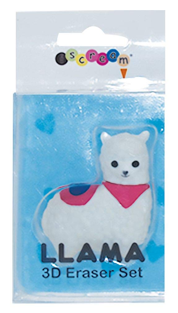 iscream Mini Llama 2-Piece 3D Eraser in Box - Image 2