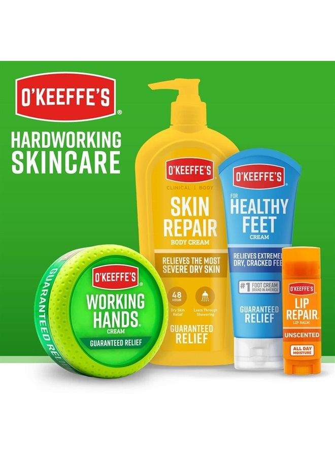 O'Keeffe's Working Hands Hand Cream, 3.4 oz., Jar, (Pack of 2)