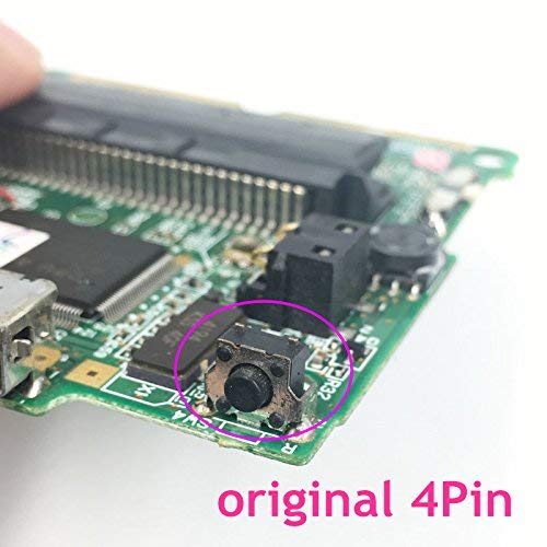 Ambertown 2 x L R Shoulder Trigger Buttons Switch 4Pin Left Right Button Part for GBA SP Gameboy Advance SP Replacement - Image 3