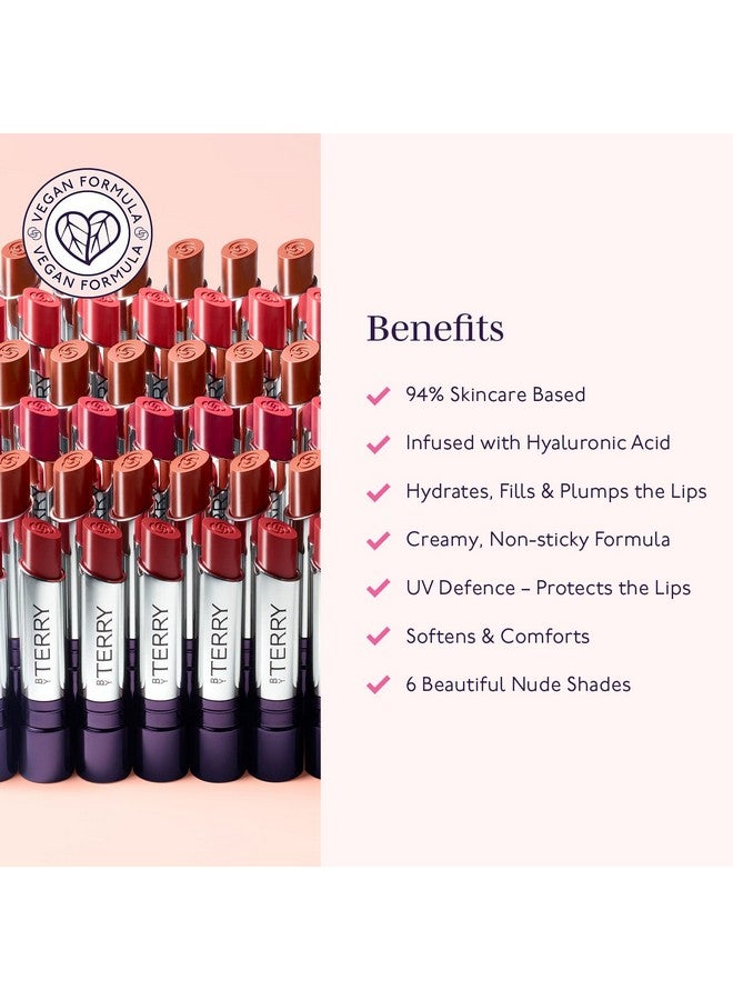 BY TERRY Hyaluronic Hydra Balm Hydrating Lipstick For Soft Plump Lips Uv Defense Add Color & Shine Vegan Dare To Bare - Image 4