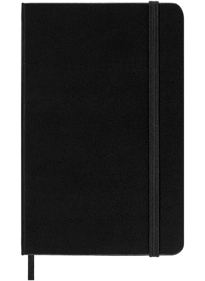 Moleskine 9 x 14 cm Classic Plain Paper Notebook Hard Cover and Elastic Closure Journal - Black  - Image 2