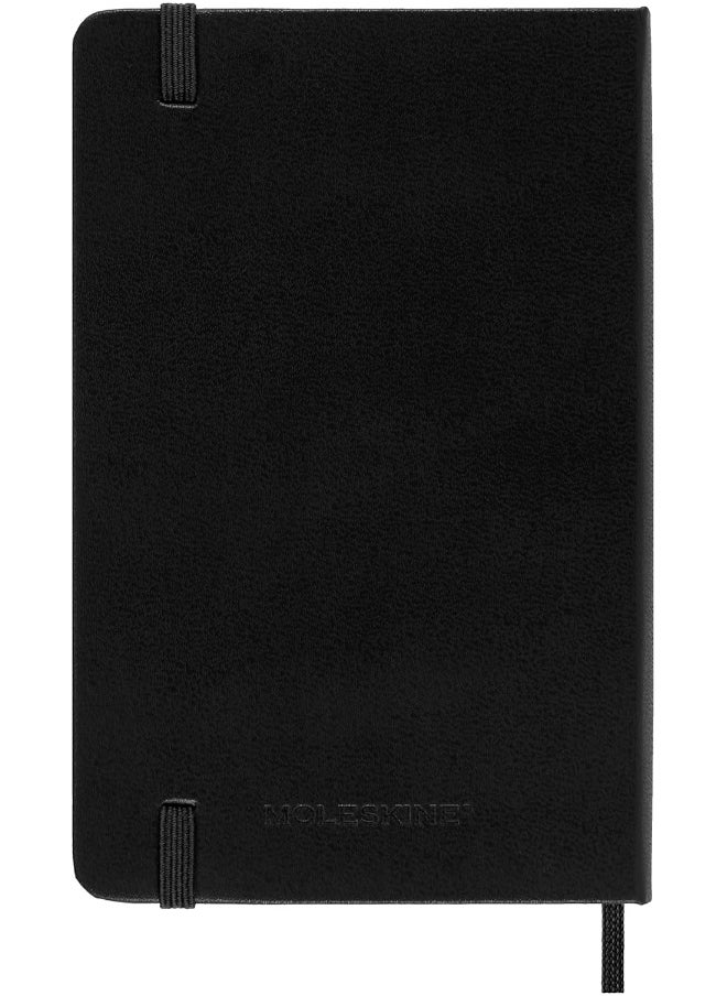 Moleskine 9 x 14 cm Classic Plain Paper Notebook Hard Cover and Elastic Closure Journal - Black  - Image 3