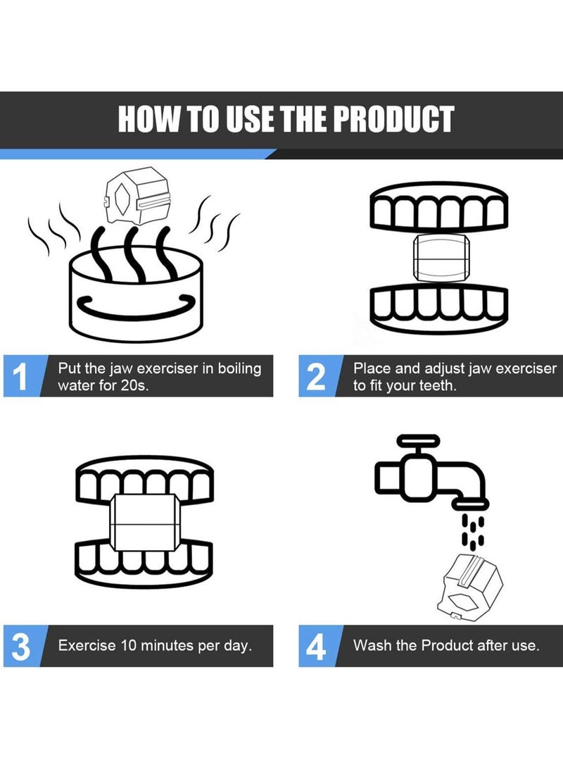 Y&D Jaw Exerciser Jawline Face and Neck Double Chin Reducer Chisel For Men Women  - Image 3