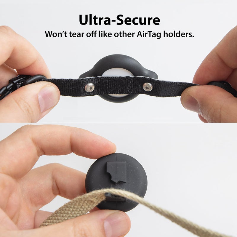 Elevation Lab AirTag Cat Collar Mount - TagVaultâ„¢ - The Secure & Compact AirTag Holder for Cats | Doesn't Dangle, for Small Dogs Too - Image 4